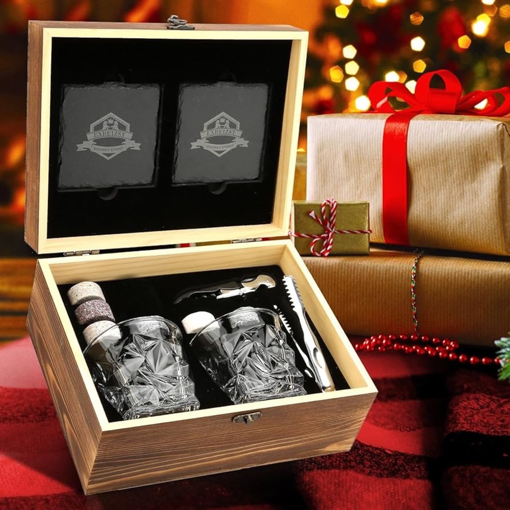 EXREISZT ⭐️whiskey stones gift set
